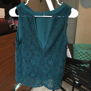 Forever 21 Lace Blouse Tank Top